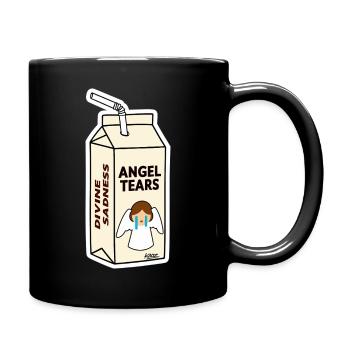 Angel Tears Karton - Tasse einfarbig - Schwarz - Rechts