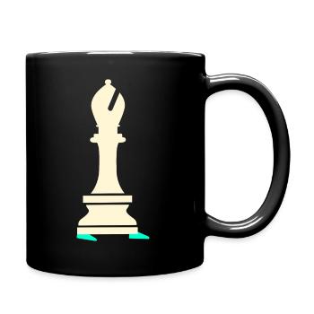 Chess Sports Running Runners - Full Colour Mug - black - Right
