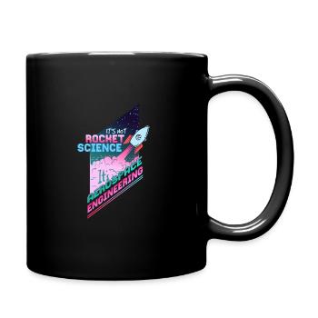 It's not Rocket Science, it's Aerospace - Full Colour Mug - black - Right