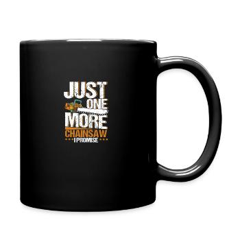 Tronçonneuse Arboriste Bûcheron - Mug uni - noir - Droite