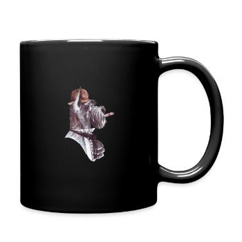 Gentleman Dog (Design 2) - Full Colour Mug - black - Right