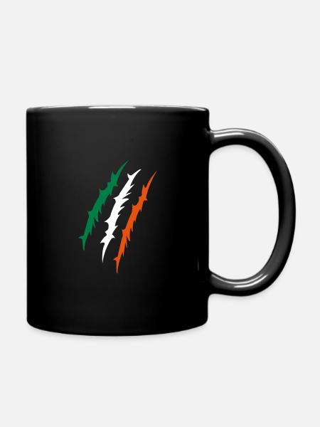 krallen irland - Tasse einfarbig - Schwarz
