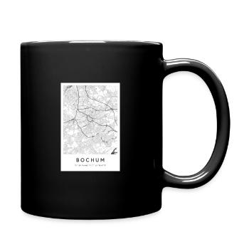Bochum NRW map city map city map map - Full Colour Mug - black - Right
