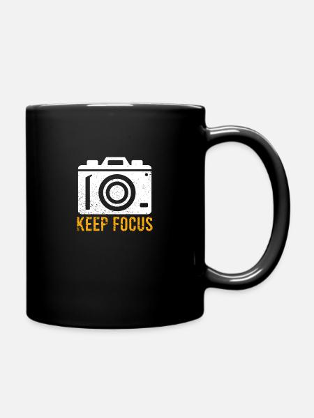 Kamera Film Kameramann Vintage Kameramann Sprüche - Tasse einfarbig - Schwarz