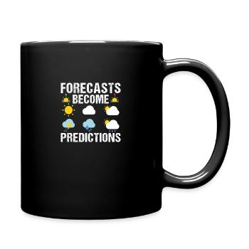 Meteorologe Wetter Meteorologie - Tasse einfarbig - Schwarz - Rechts
