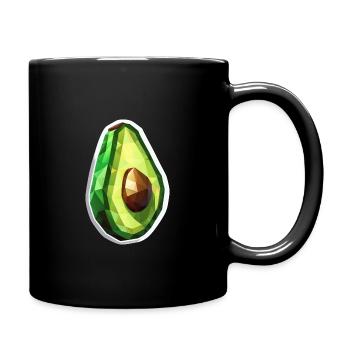 Avocados: The Breakfast of Champions - Full Colour Mug - black - Right
