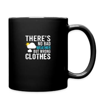 Meteorologe Wetter Meteorologie - Tasse einfarbig - Schwarz - Rechts