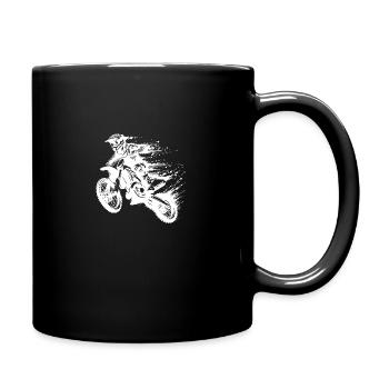 Motorsport Hobby Machine tout-terrain en saut - Mug uni - noir - Droite