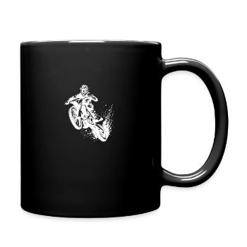 Jumping Terrain Machine Motorsport Hobby - Full Colour Mug - black - Right