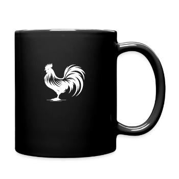Classic Farm Gockel - Full Colour Mug - black - Right