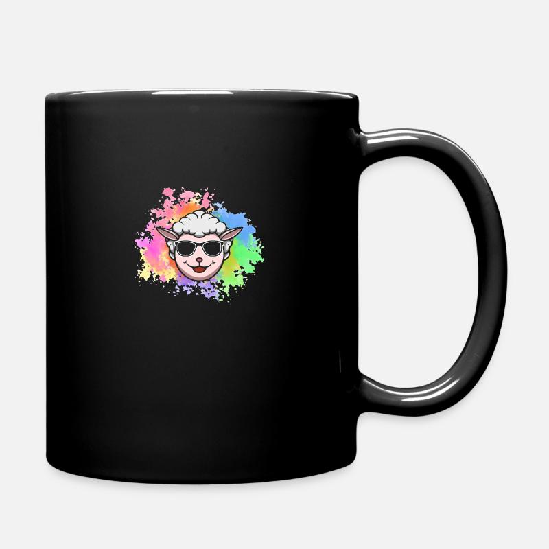 Schäfer Schaf - Tasse einfarbig - Schwarz
