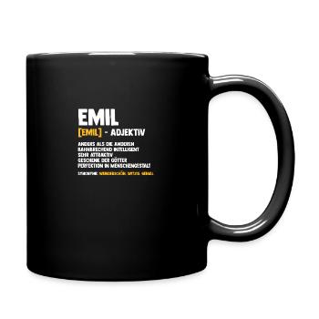 Emil - Full Colour Mug - black - Right