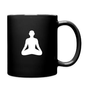 moine - Mug uni - noir - Droite