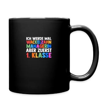 Garderie Sortants Première Primaire Inscription Écolier - Mug uni - noir - Droite