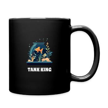 🤿Aquarium "TANK KING" Shirt 🤿 - Full Colour Mug - black - Right