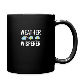 Meteorologe Wetter Meteorologie - Tasse einfarbig - Schwarz - Rechts