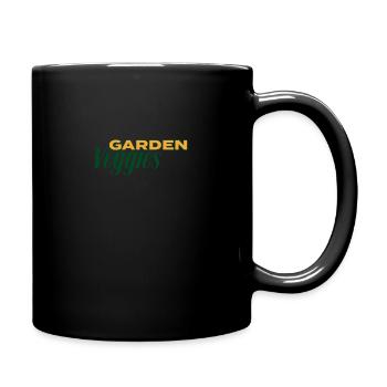 Garden Veggies Font - Full Colour Mug - black - Right