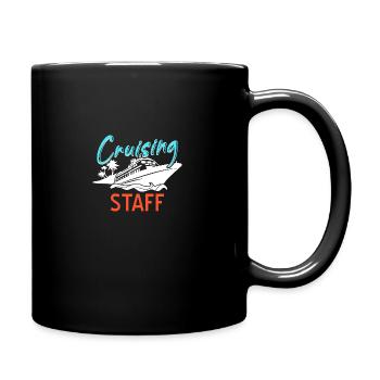 Kreuzfahrt Kreuzfahrtschiff Cruise Vintage Cruiser - Tasse einfarbig - Schwarz - Rechts