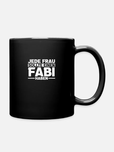 Fabien - Mug uni - noir