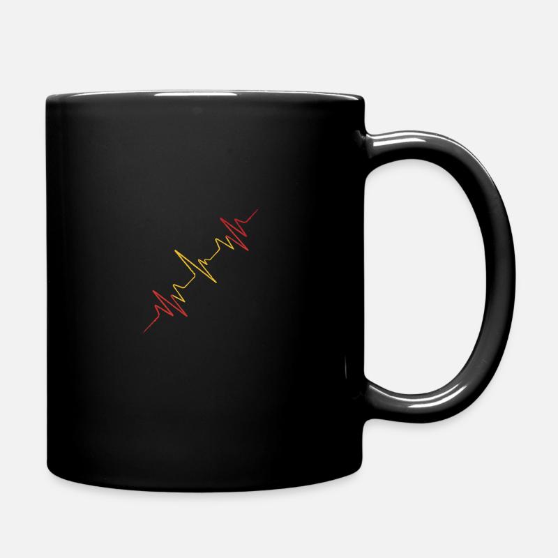 Spanische Beats - Tasse einfarbig - Schwarz