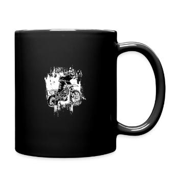 Motocross Design Enduro / Gift Idea - Full Colour Mug - black - Right