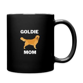 Goldie Maman Chien Fête des Mères Golden Retriever - Mug uni - noir - Droite