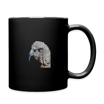 was guckst du hell - Tasse einfarbig - Schwarz - Rechts