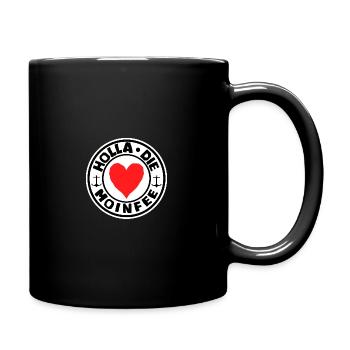 Holla die MoinFee Vers de moule - Mug uni - noir - Droite