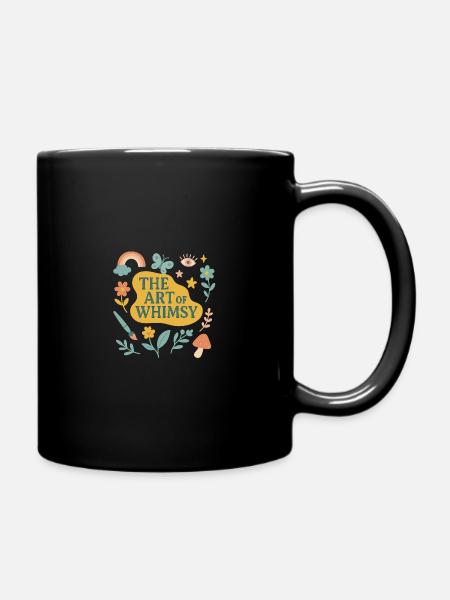 Die Kunst der Laune - Tasse einfarbig - Schwarz
