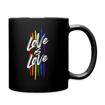 Aime aimer - LGBT - Mug uni - noir - Droite