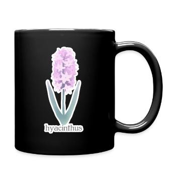Hyacinth Flower - Full Colour Mug - black - Right