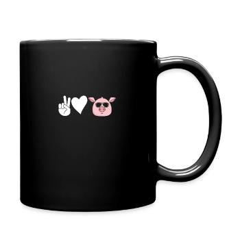 Cochon - Mug uni - noir - Droite