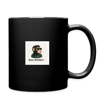 Icône du polo Mad Monkey - Mug uni - noir - Droite