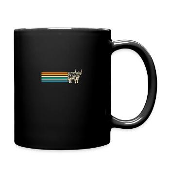 Cow Cattle Highland Cattle - Full Colour Mug - black - Right