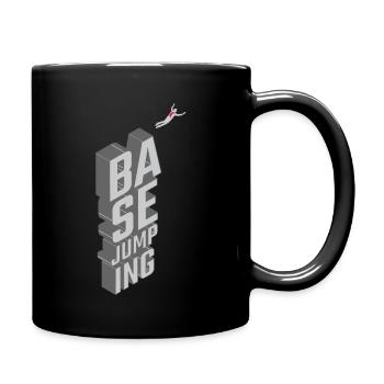 Basejumping - chute libre - Mug uni - noir - Droite