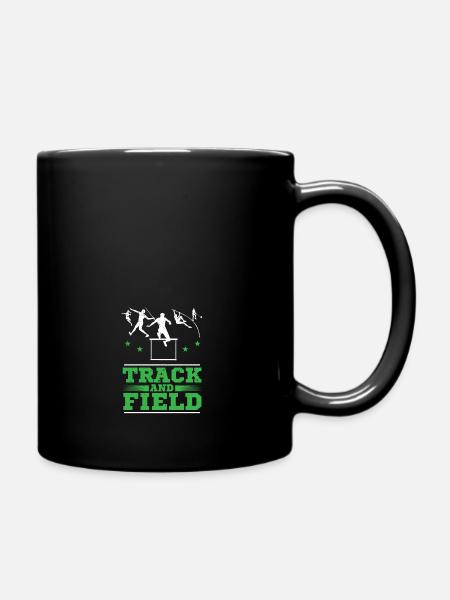 Track and field running track and field runner - Full Colour Mug - black