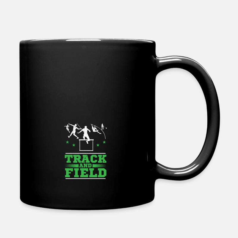 Track and field running track and field runner - Full Colour Mug - black