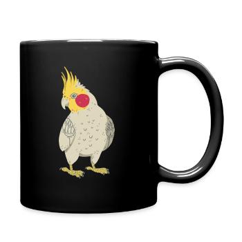 Calopsitte - Mug uni - noir - Droite