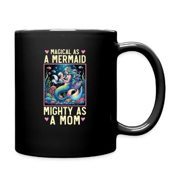Fête des mères, amant de sirène meilleure maman - Mug uni - noir - Droite