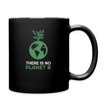 There is no Planet B - Terre avec arbre - Mug uni - noir - Droite