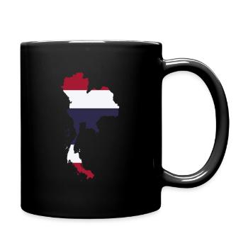 Thailand - Tasse einfarbig - Schwarz - Rechts