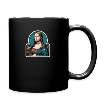 Mona Lisa Die Mona Lisa - Tasse einfarbig - Schwarz - Rechts