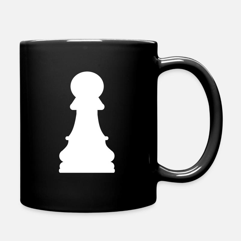 Schach Bauer - Tasse einfarbig - Schwarz
