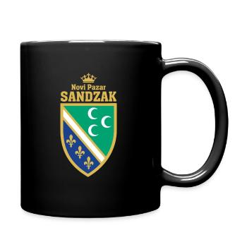 Sandzak Sandzaklija Novi Pazar Flag Gift - Full Colour Mug - black - Right
