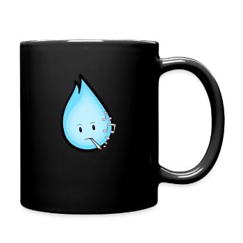 Logo toc tonal - Mug uni - noir - Droite
