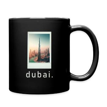 Burj Khalifa Dubaï Rétro Photo - Mug uni - noir - Droite