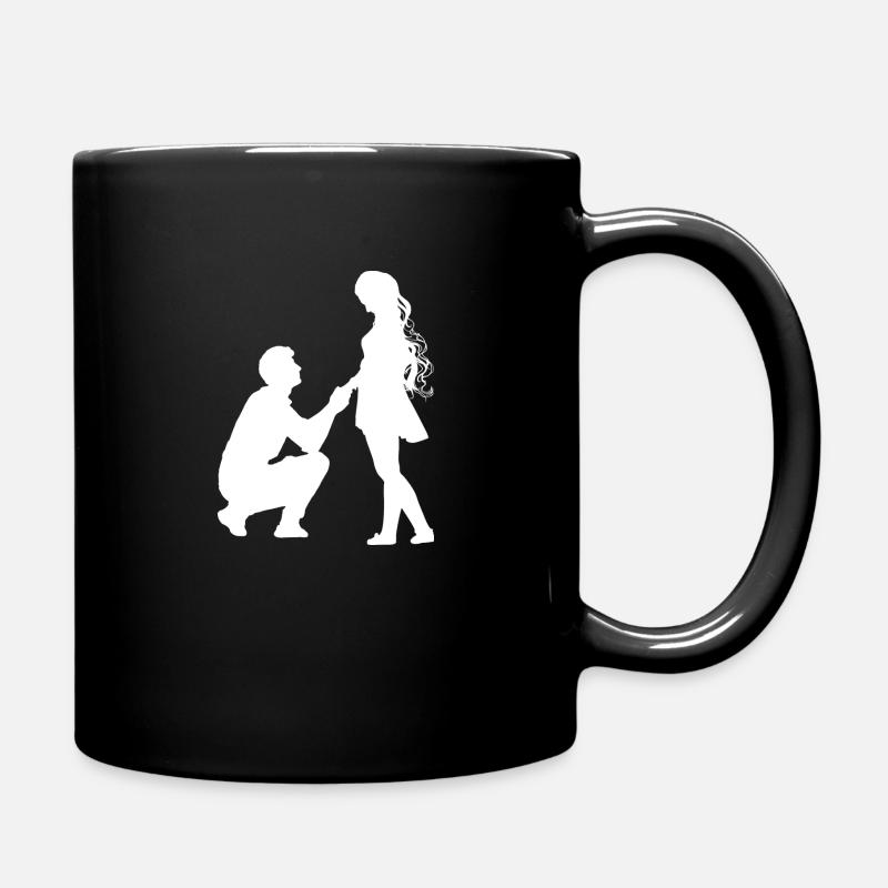 Demande en mariage - Mug uni - noir
