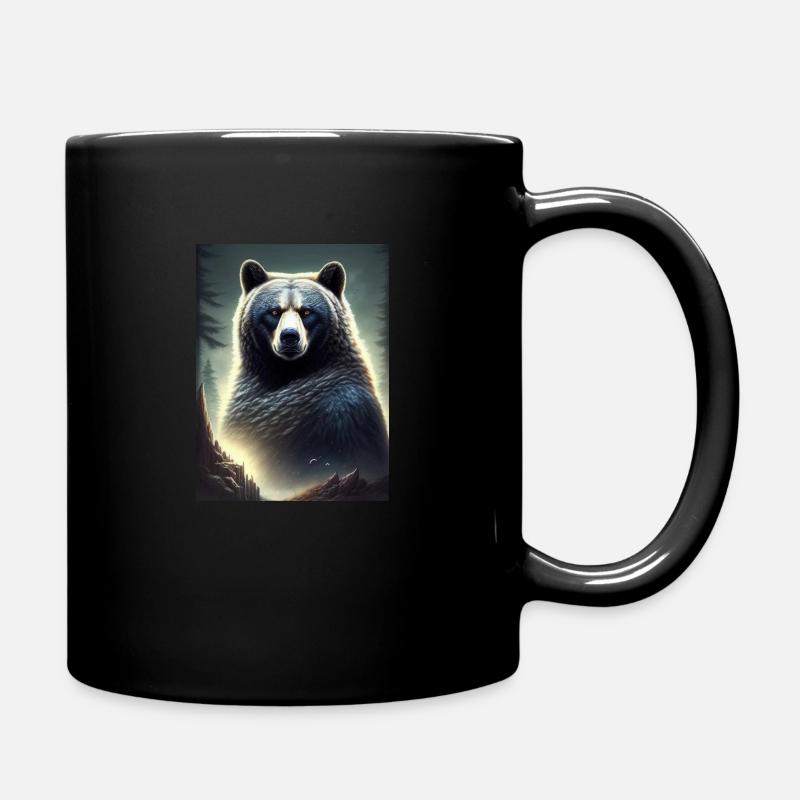 Bear - Full Colour Mug - black
