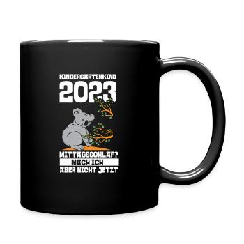Koala Kita Kindergarten 2023 - Tasse einfarbig - Schwarz - Rechts