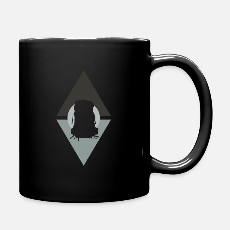 Backpacker Pilger Backpacker - Tasse einfarbig - Schwarz